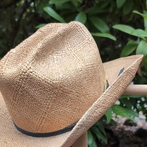Stetson Woven Wicker Cowboy Cowgirl Hat